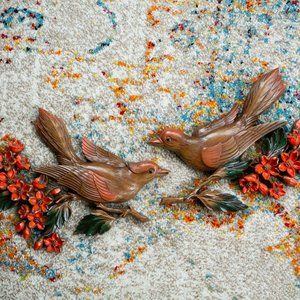 Vintage MCM Syroco Molded Wall Hangings